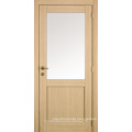 Oak Veneer 2 Panel Entry Shaker Style Door, MDF Shaker Style Door